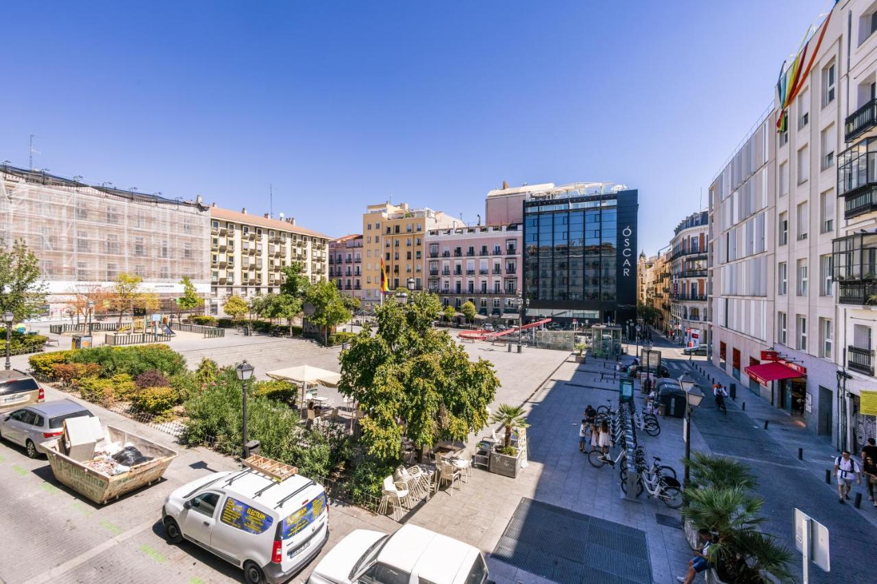 マドリードAmazing Flat 5 Balconies In Chueca - Gran Viaアパートメント エクステリア 写真
